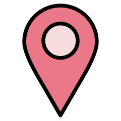 location filled line icon