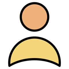 profil filled line icon © Fiarahmadani
