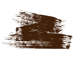Brush stroke ink paint, grunge design element, background. Vector illustration