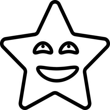 Rolling Eyes Star Emoji Icon