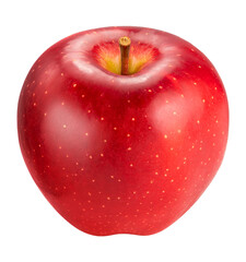Red Apple on white background, Fresh Red apple on white background PNG File.