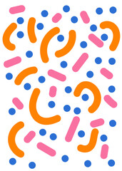 Obraz premium Dots Lines Background 