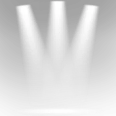 Fototapete Spotlight isolated on transparent background © irham