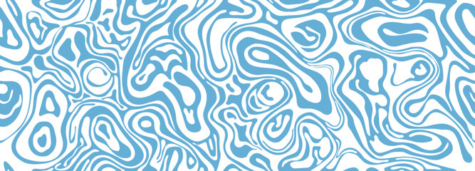 Seamless abstract pattern for creative design. Original decoration with winding lines for covers, prints, postcards, banners, posters, invitations, greetings and backgrounds.