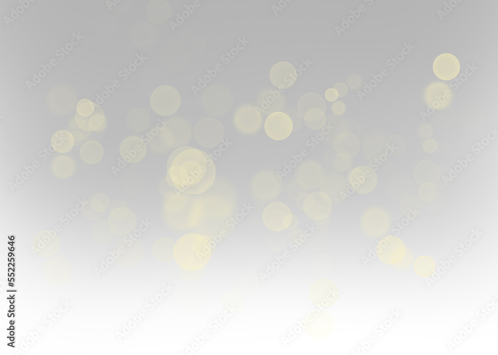Wall mural bokeh lights effect isolated on transparent background