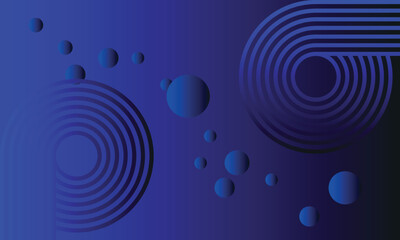 Abstract background of particle technology, blue bubble background. Wave Pattern Technology Background.