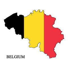 Belgium map vector illustration. Global economy. Famous country. Western Europe. Europe.