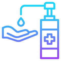 gel gradient line icon