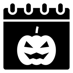 halloween glyph icon