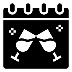 party glyph icon