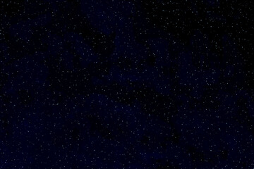 Starry night sky background. Galaxy space background. Glowing stars in space. Dark blue night space. New year, Christmas and all celebration.