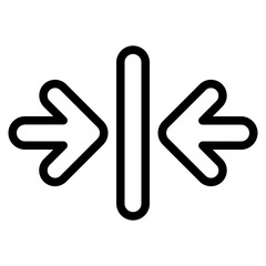 decrease outline icon