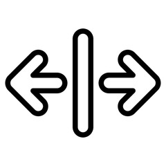 increase outline icon