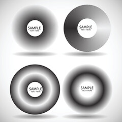 Lines in Circle Form . Spiral Vector Illustration .Technology round Logo . Design element . Abstract Geometric shape . Circular lines
