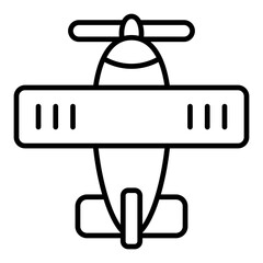 Plane Line Icon