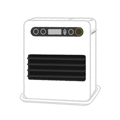 ファンヒーターのイラスト