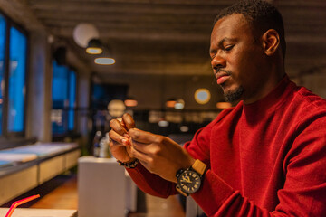 Looking at the word , close up