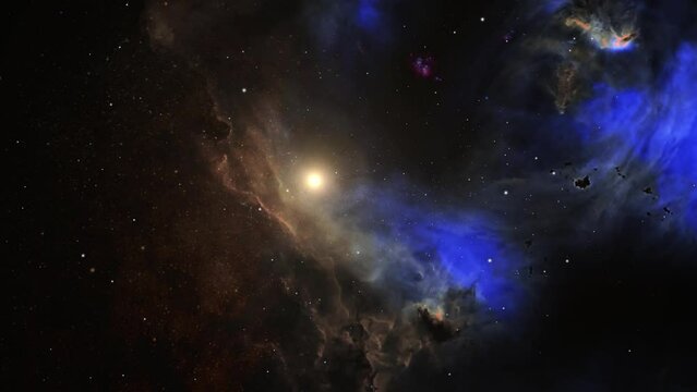 nebulae and stars in the universe.