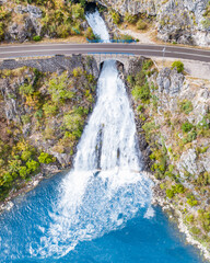 Sopot, waterfall in boka bay, Montenegro