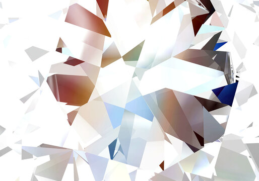 Realistic diamond texture close up,  Design wallpaper.  3D rendering