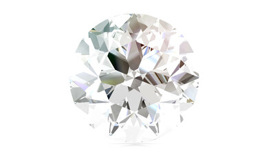 diamond gem 3d render (high resolution 3D image)