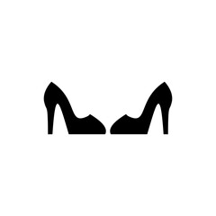 Woman shoe icon.