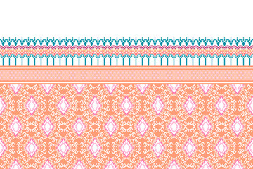Geometric ethnic pattern. Design For Cloth Curtains Backgrounds Carpets Wallpaper Clothing Wraps Batik Cloth vector illustration.