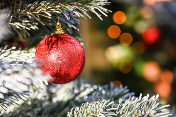 Noel boule sapin decoration fete Christmas
