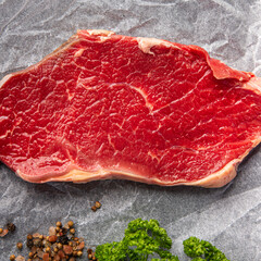 beef steak fresh raw meat meal food snack on the table copy space food background rustic top view