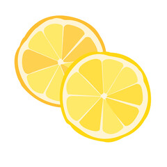 Cut Lemon Fruit