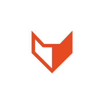 Fox Logo SImple and Clean Design. Fox Icon. Fox vector