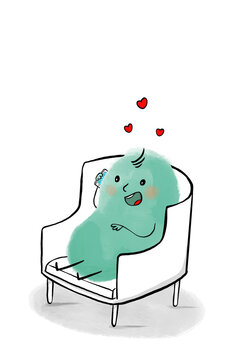 lover on the phone