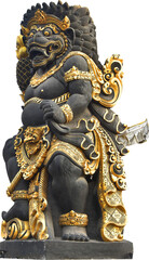 Isolated PNG cutout of a statue on a transparent background, ideal for photobashing, matte-painting, concept art
