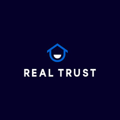 real estate logo vector simple monoline