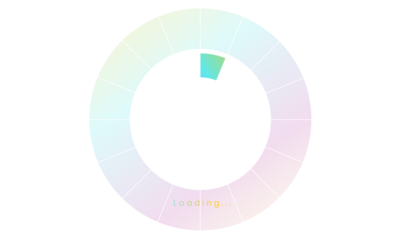 10 percent loading user interface, A Futuristic loading icon, colorful loading tap menu UI, use for Download progress, web design template, interface uploading design.