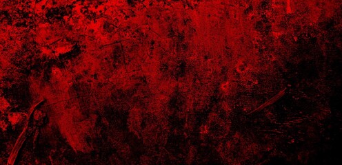 Elegant mysterious red cement background with abstract distressed grunge texture and dark energy texture.
