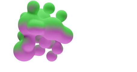 3d liquid splash made in blender