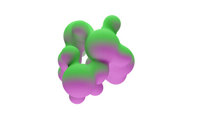 3d liquid splash made in blender