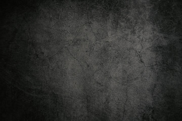 Texture of old gray concrete wall for dark background.