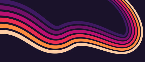 flow pop funky; old rainbow retro fun stripes element vintage retro background