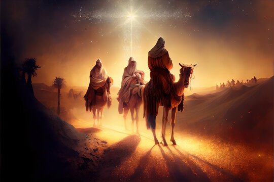 Reyes Magos Dibujo Fondo