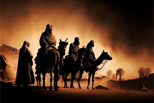 Reyes Magos Dibujo Fondo