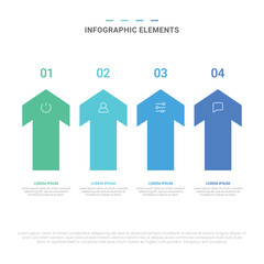 Vector modern shapes options infographic elements for business with icons template design