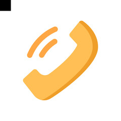 phone symbol icon flat style vector