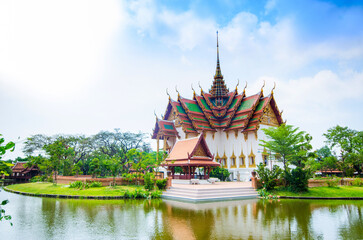 Fototapeta premium thai temple ,sri san pet