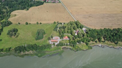 survol du domaine de Julita dans le sud de la Suède