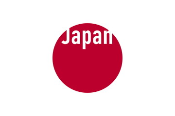 Japan graphic flag