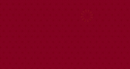 Image of fireworks on red backrgound