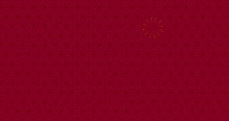 Image of fireworks on red backrgound