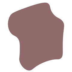 pastel abstract blob hand drawn vector element